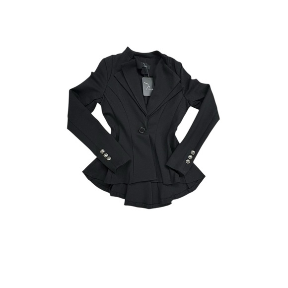 noir Elegant Black Women's Blazer - Picture 3 of 11